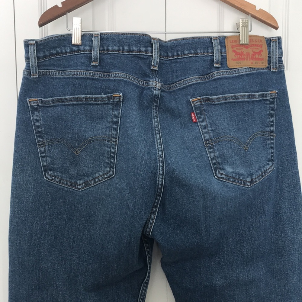 Levi’s 505 Regular Fit Men’s Jeans Size 40Wx 30L - Picture 6 of 7